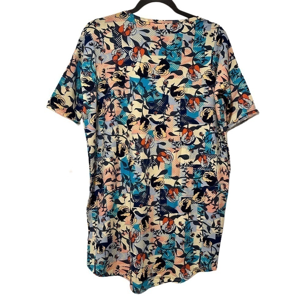 LulaRoe Irma Mid-Sleeve Stretchy High-Low Tunic Top Loose Fit Modest XXS 00-0 - Picture 7 of 16